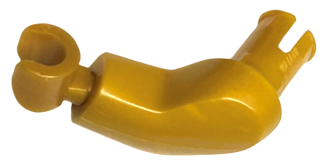 Lego Arm Large with Pin, Left with (Same Color) Hand