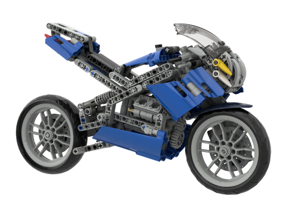 Lego 8420 with different main springs