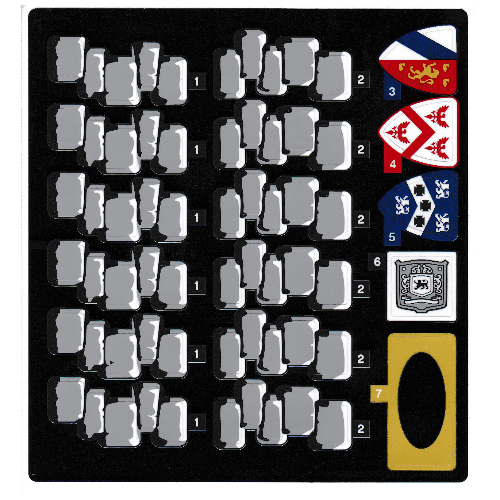 Lego Sticker Sheet for Set 71040-1 / [No Color/Any Color]