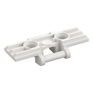 Lego Technic Link Tread Wide with Two Pin Holes, Soft Plastic / White