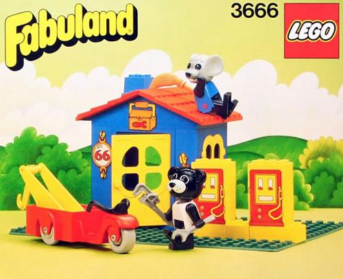 Lego Petrol Station
