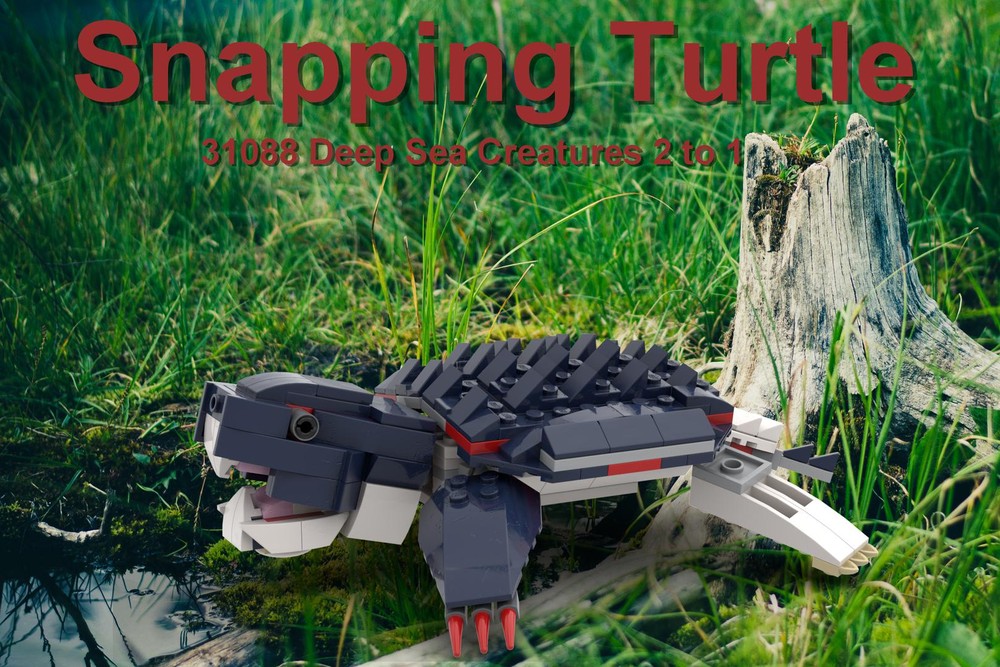 Lego Snapping Turtle 31088 2 to 1