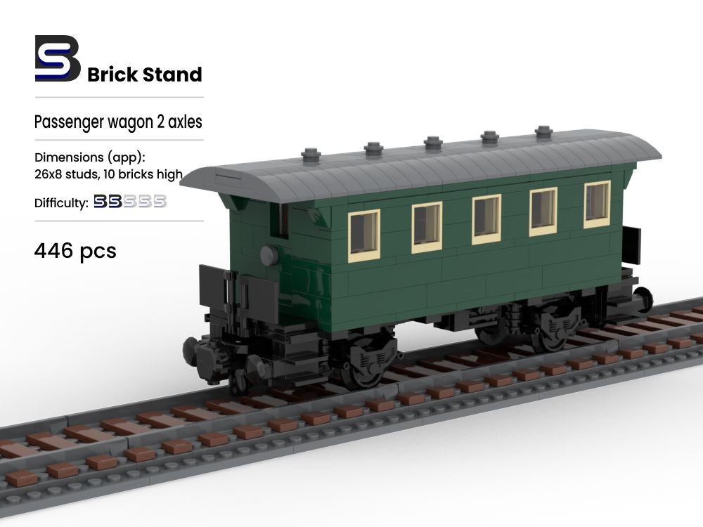Lego Passenger wagon 2 axles