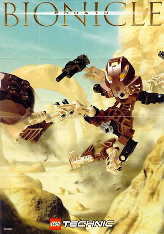 Lego 2001 Mini Bionicle - Pohatu (4130827)