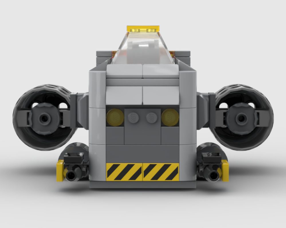 Lego Nova class mining shuttle