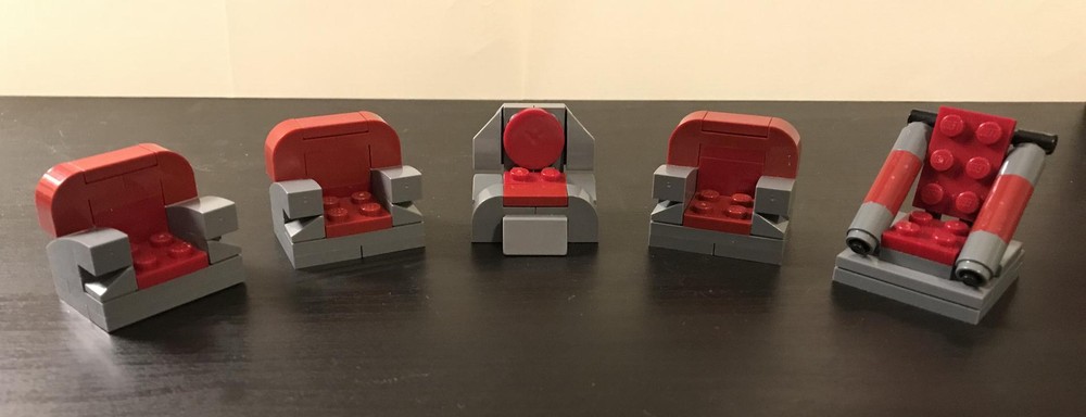Lego Jedi Council Chairs