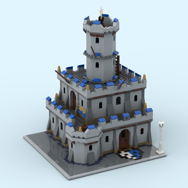 Lego 70404 Modular Corner Castle Budget Modification