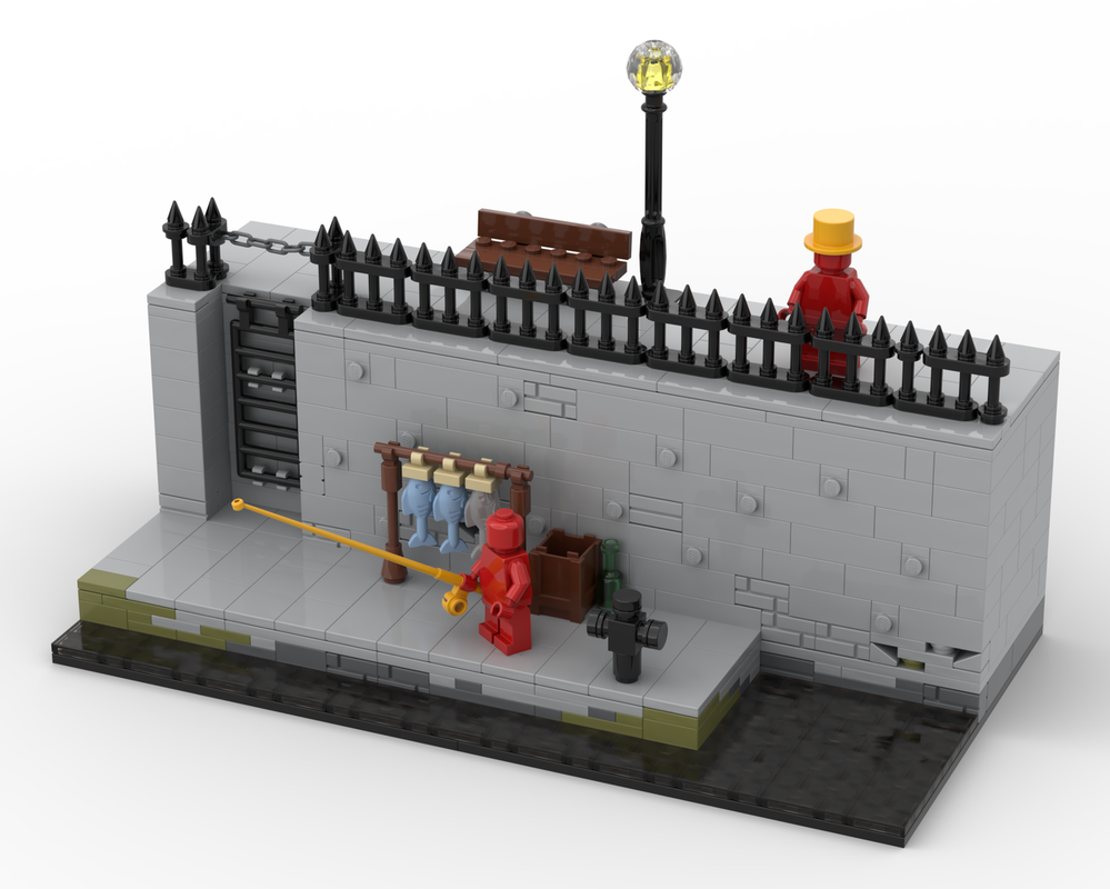 Lego City Canal/harbour Modular with fishing platform
