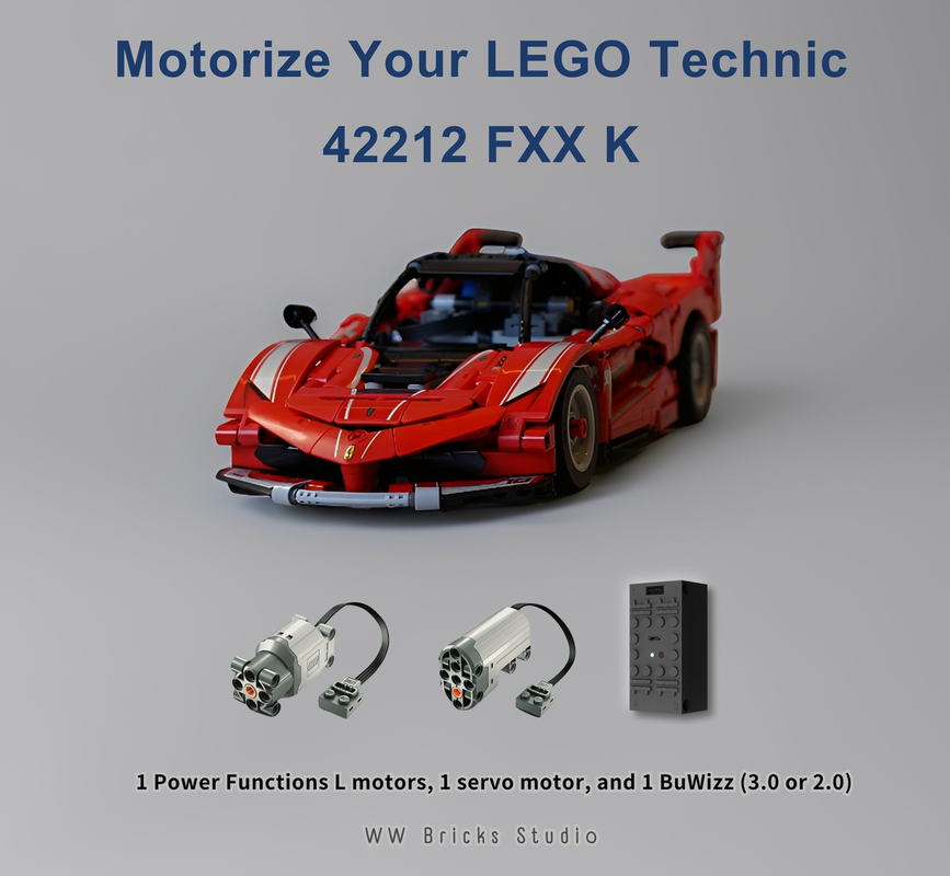 Lego [RC] LEGO Technic 42212 FXXK with 1 PF L and 1 Servo motor