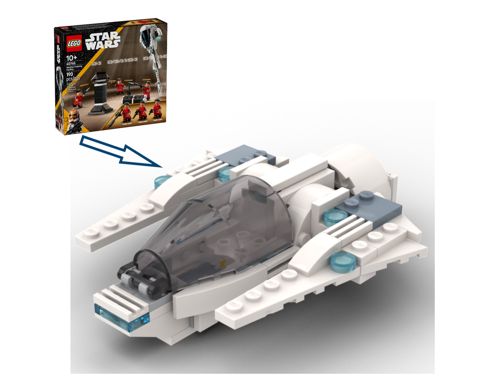 Lego "Clone Training FIghter" 40765 GWP alternative build (MOC)