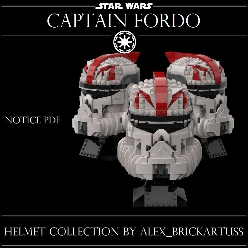 Lego Helmet Clone Captain Fordo