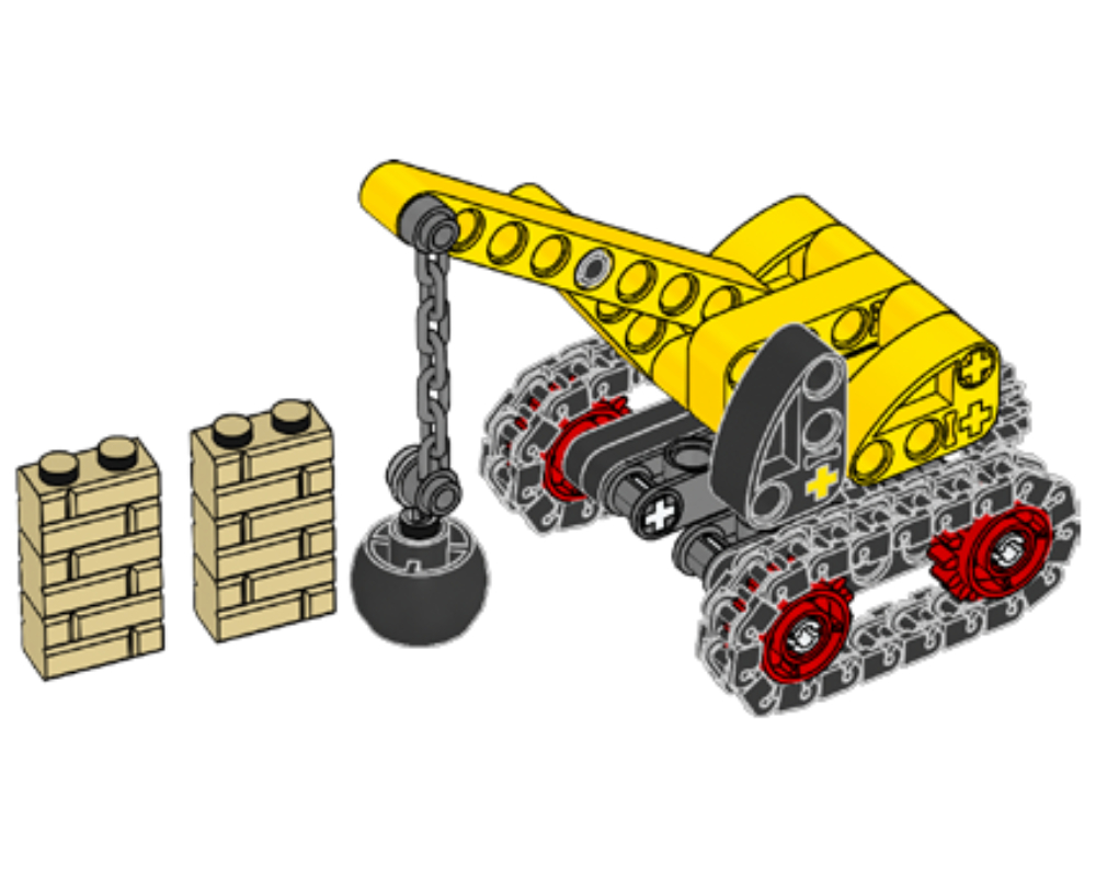 Lego Wrecking Ball Crane