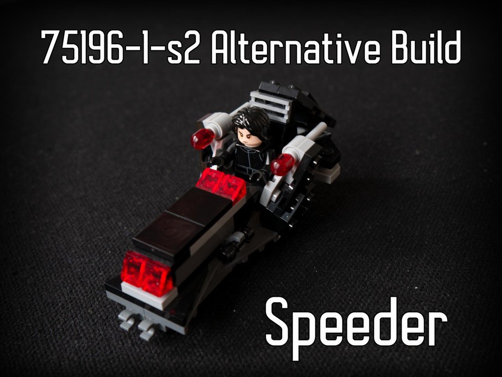 Lego 75196-1 -s2 Alternative Build: Speeder