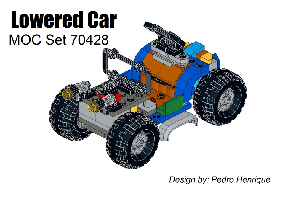 Lego Lowered Car - MOC 70428