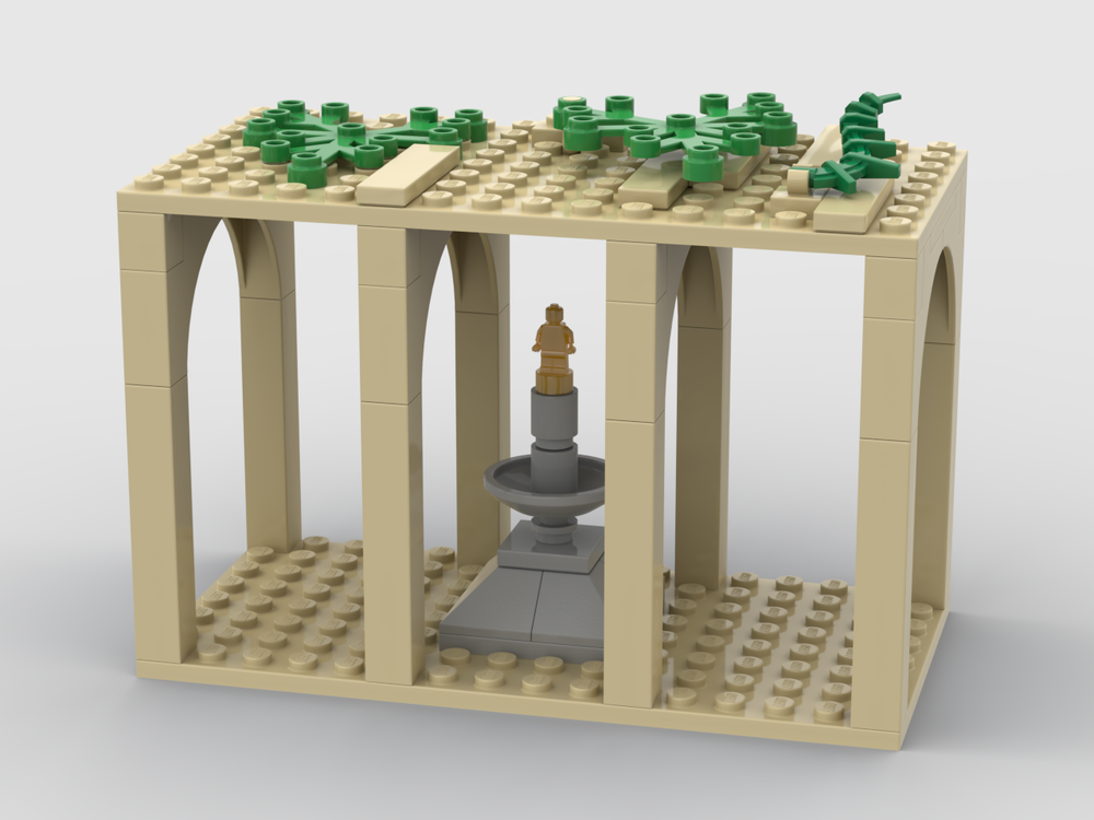 Lego Castle Fountain