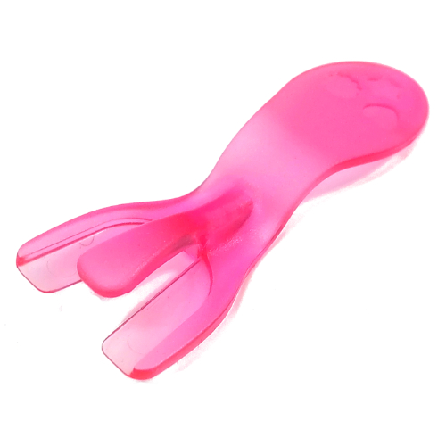 Lego Clikits Part Separator with Heart, Flower and Star on Handle / Trans-Pink
