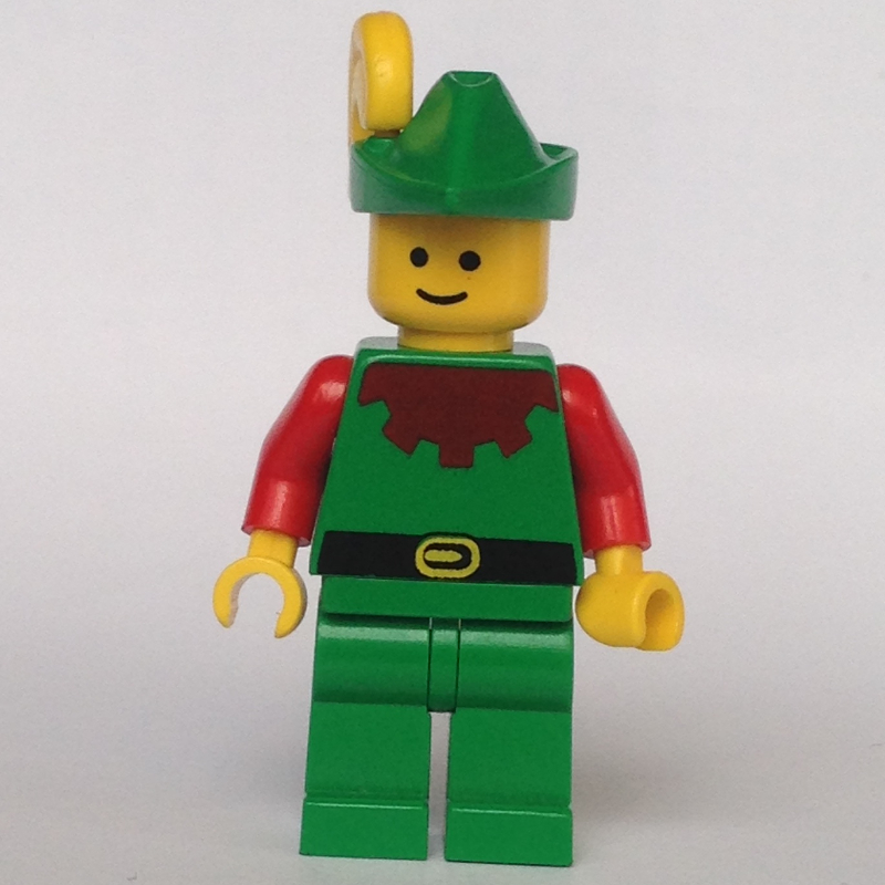 Lego Forestman (Forestmen) - Red, Yellow Plume