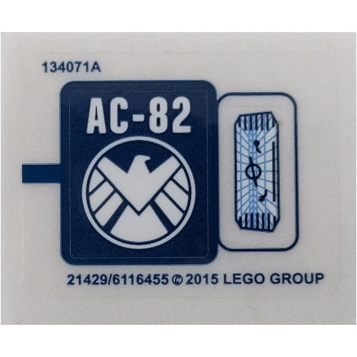Lego Sticker Sheet for Set 76036-1