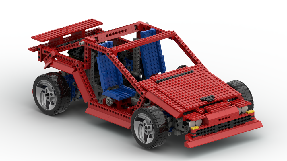 Lego Test Car Bodykit 80´s Style