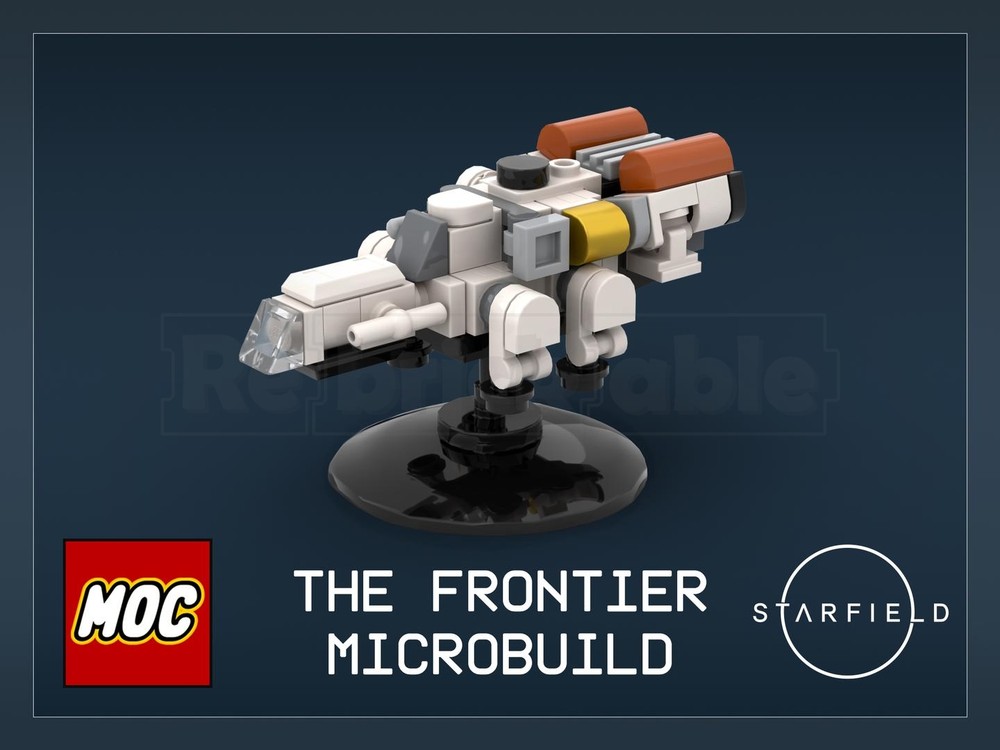 Lego The Frontier (Discovery Class) Micro Modular Build — Starfield