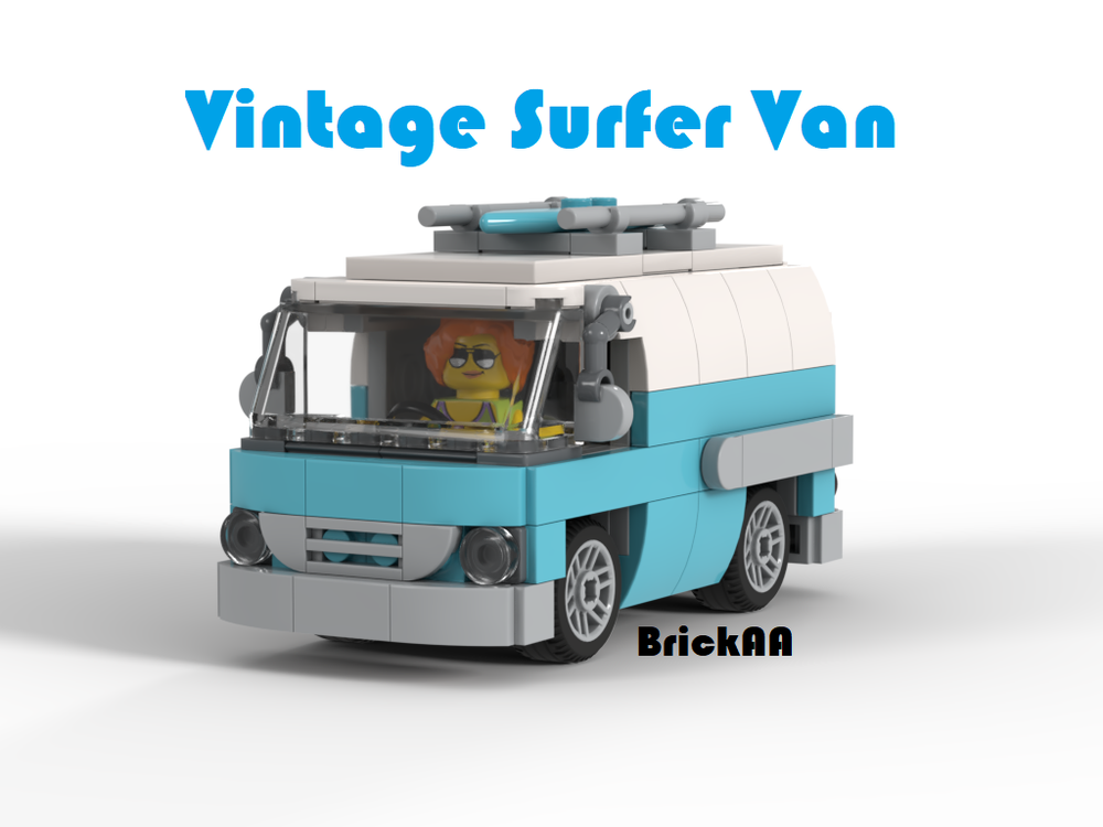 Lego Vintage surfer van