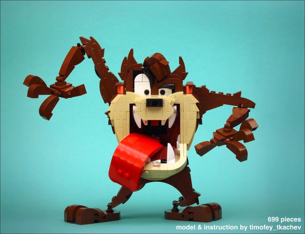 Lego Tasmanian Devil
