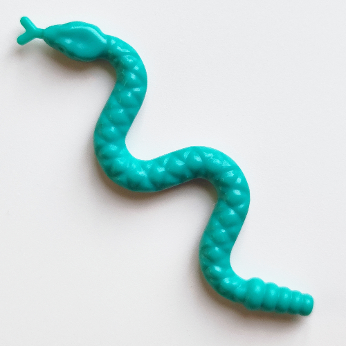 Lego Animal, Snake, Small / Dark Turquoise