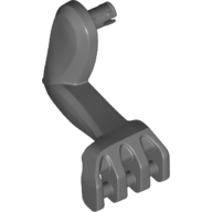 Lego Animal Body Part, Dinosaur, Therizinosaurus Arm Right / Dark Bluish Gray