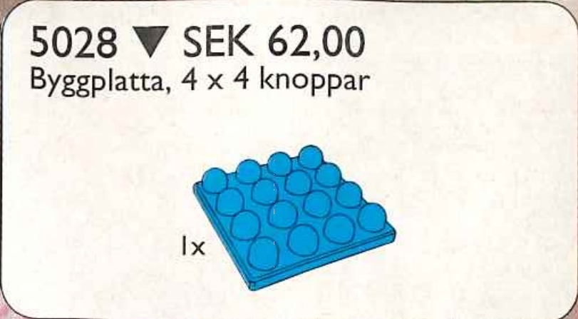 Lego Plate 4 x 4