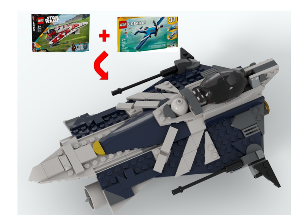 Lego Azure Angel - 75388 & 31160 Alternate Build