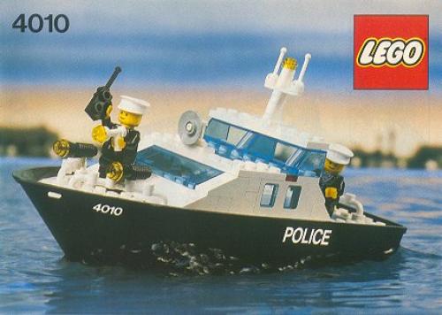 Lego Police Rescue Boat