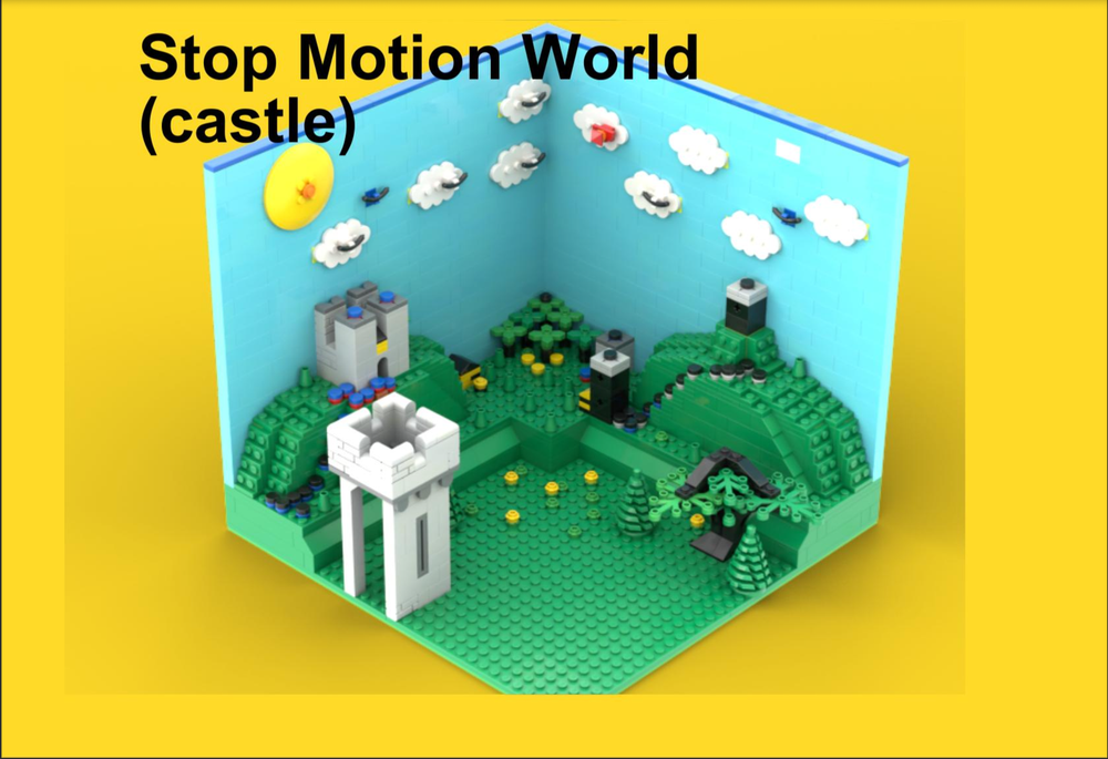 Lego Stop Motion Background (Castle) XL