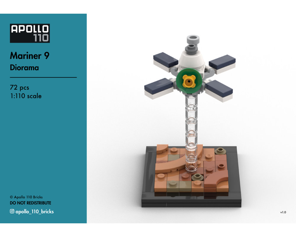 Lego Mariner 9 Diorama [1:110 scale]