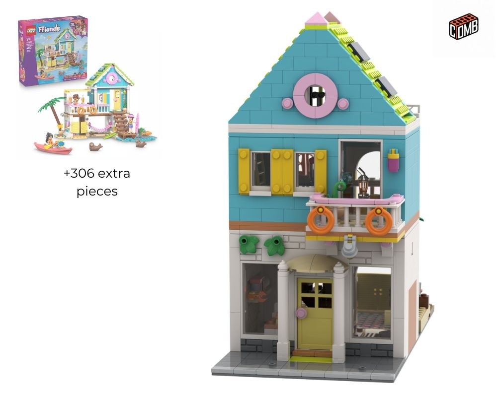 Lego Surfers Townhouse - Modification of Set 42699