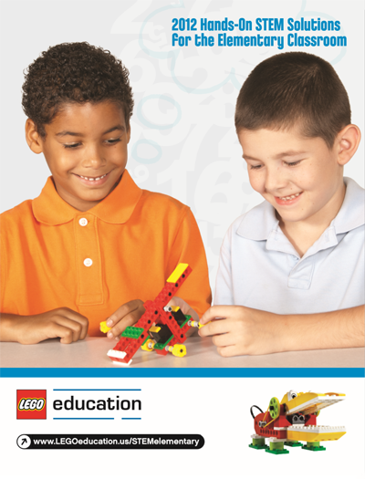 Lego 2012 Large US Education Brochure (Hands-On STEM Solutions for the Elementary Classroom)