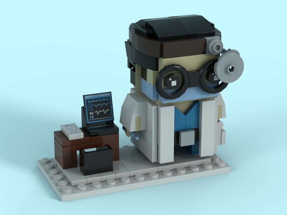 Lego Brick-built Doctor