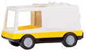 Lego Duplo Van / Ambulance, with Yellow Base