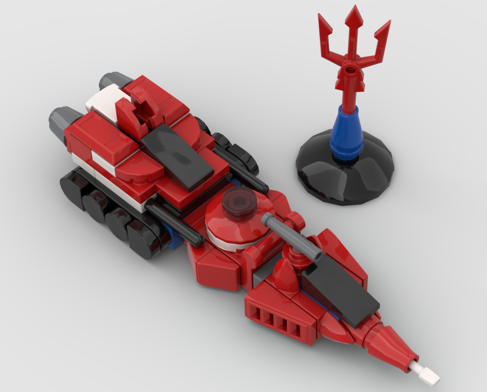 Lego MINI MOC SHUTTLE TRIPARTIE ULYSSE 31 WITH TRIDENT