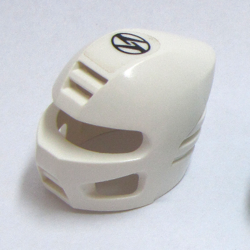 Lego Technic Figure Helmet, Competition / White