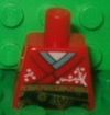 Lego Torso Kimono Pattern / Red