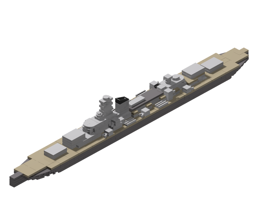 Lego 1:560 scale KMS clausewitz (WOWS)