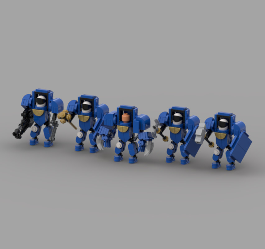 Lego Terminator Assault squad ULTRAMARINES