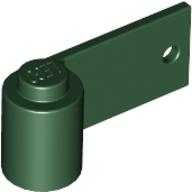 Lego Door 1 x 3 x 1 Right / Dark Green