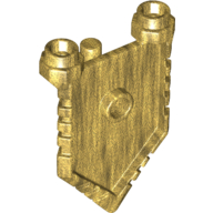 Lego Shield Pentagonal / Pearl Gold
