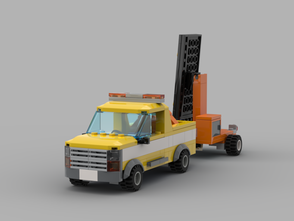 Lego MOC DOT Truck and Trailer