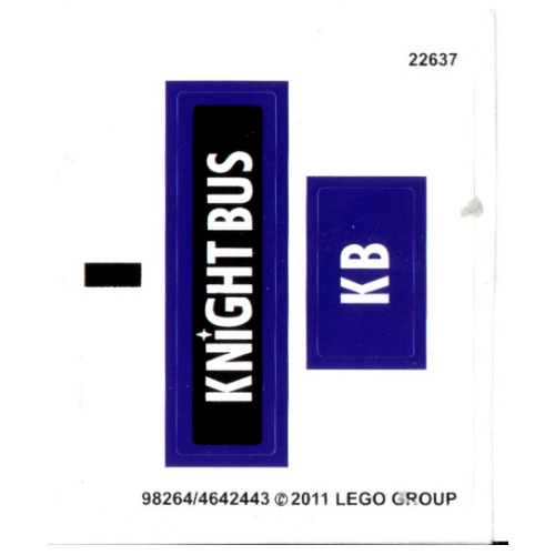 Lego Sticker Sheet for Set 4866-1