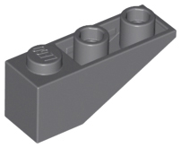 Lego Slope, Inverted 33 3 x 1 / Dark Bluish Gray