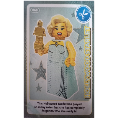 Lego Trading Card, Create The World - Hollywood Starlet / [No Color/Any Color]