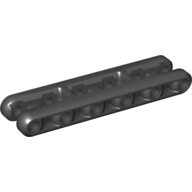 Lego Technic Beam 3 x 11 Flexible Double / Black