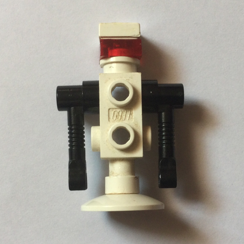Lego Futuron Droid - Black and White, Trans-Red Eye